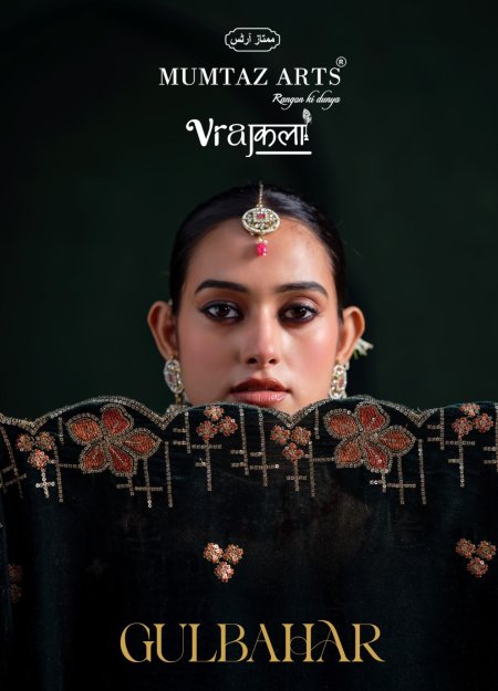 Gulbahar By Mumtaz Arts Crush Velvet Designer Salwar Suits 